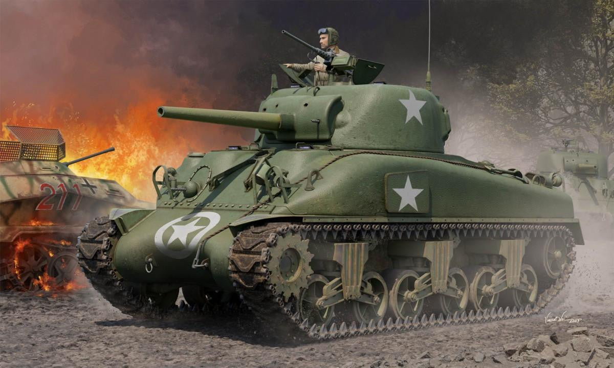 I Love Kit 1/16 M4A1 Sherman Medium Tank 61617
